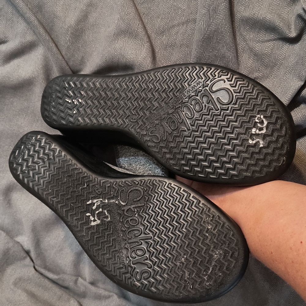 Skechers Memory Foam Wedge Slides - image 3